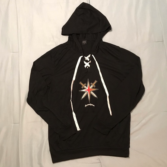 Vegas Golden Knights Hooded TShirt NWOT - Picture 1 of 11